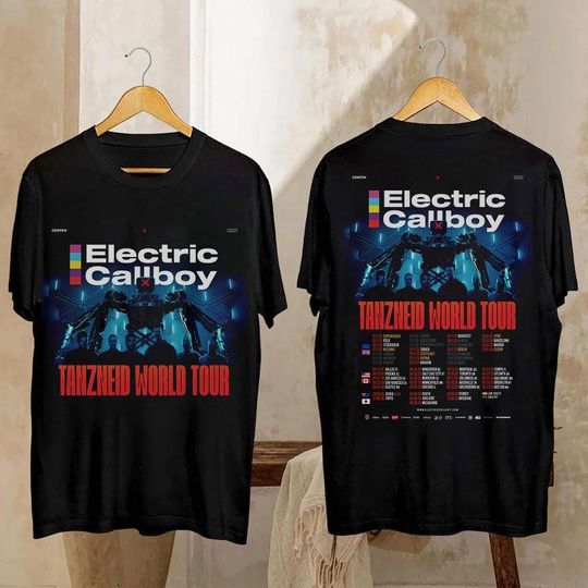 Discover Electric Callboy Tanzneid Tour Shirt  2025 2026 World Tour Dates T-Shirt, Sweatshirt, Hoodie