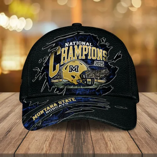 Discover Montanaa State Bobcat Football Classic Cap