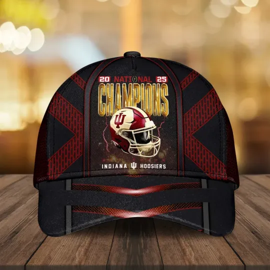 Discover Indiana Hosiers Football 2025 National Champions Classic Cap