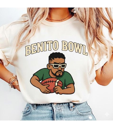Discover Benito Bowl Shirt  Funny Football Fan Tee, Game Day  T-Shirt