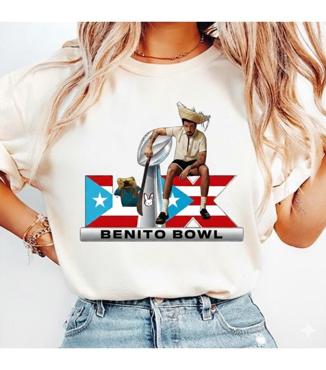 Discover Benito Bowl Shirt, Retro Football Parody Tee, Funny Game Day T-Shirt