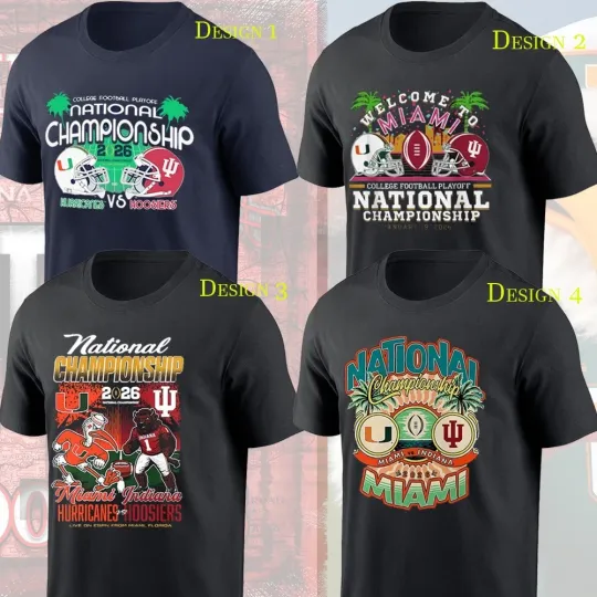 Discover Miami vs. Indiana Team 2026 National Champions Unisex Gift For Fans