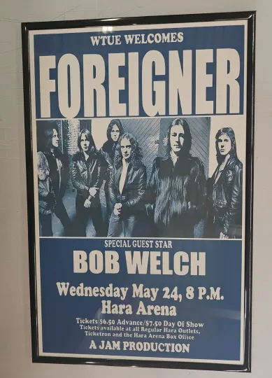 Discover Foreigner Framed Concert Poster Hara Arena
