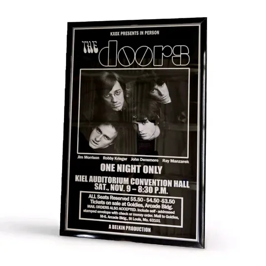 Discover St Louis Doors Framed Concert Poster