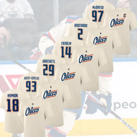 Discover Edmonton Oilers Alternate Players: Draisaitl, Bouchard, McDavid, Nugent-Hopkins