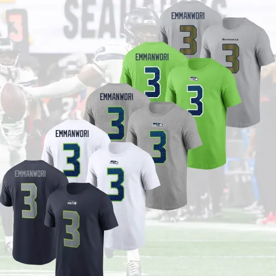 Nick Emmanwori #3 Seattle Football 2025 Player Name & Number Fan Gifts