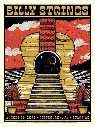 Discover Billy Strings Poster, Pittsburgh, PA