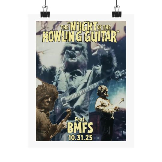 Discover Poster-Billy Strings "Wolf Man" Billyween/Halloween 2025 Poster  Retro Music Art Print