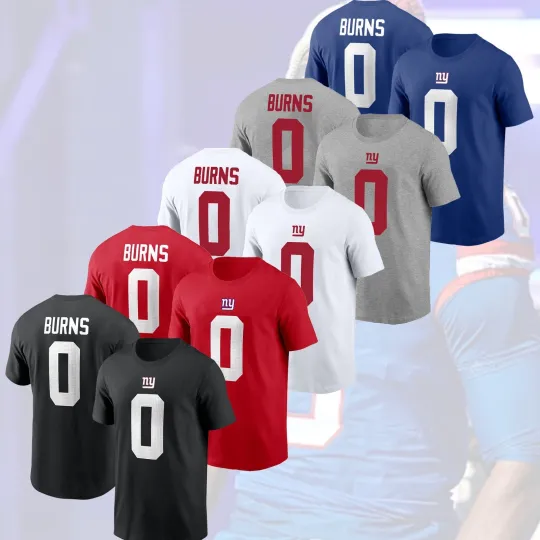 Discover HOT NEW! Brian Burns #0 New York Giants 2025 Player Name & Number For Fans