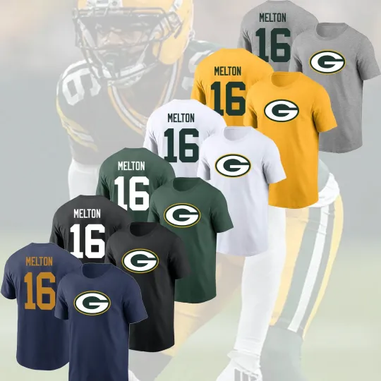 Discover Bo Melton #16 Green Bay Packer.s 2025 Player Name & Number Gifts