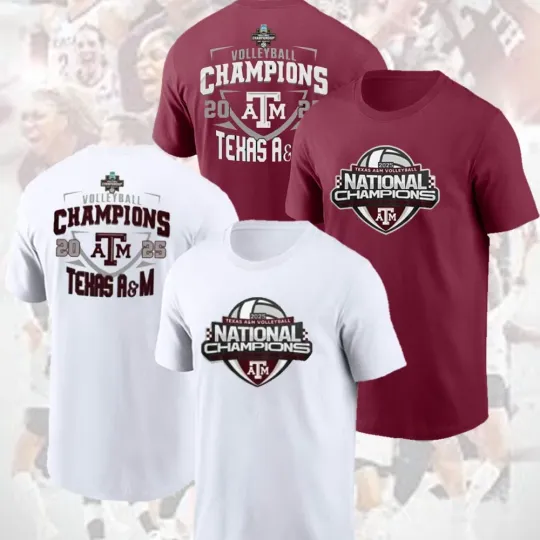 Discover Texas A&M Aggies Champion 2025 Volleyball National Champions Gift For Fans