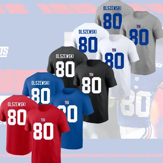 Discover Gunner Olszewski #80 New York 2025 Player Name & Number For Fans