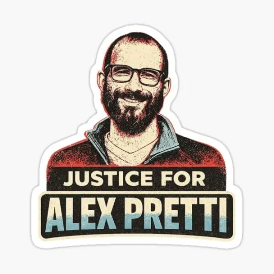 Discover Justice for Alex Pretti Keep Families Together USA Sticker