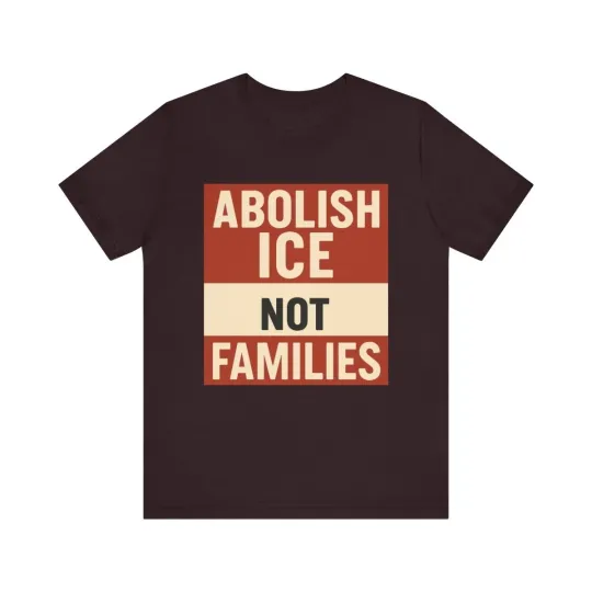 Discover Abolish ICE Unisex T-Shirt, Protest Activist Political Statement Top