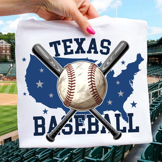 Discover Texas Baseball PNG Rangers Game Day Baseball Shirt PNG High School Baseball Season PNG Sublimation Designs Baseball Team Sports Png Trendy