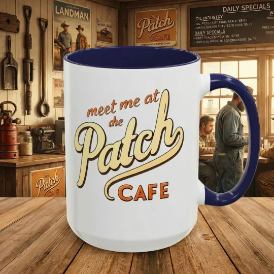 Discover Meet Me at the Patch Cafe Coffee Mug Landman Cup 15oz
