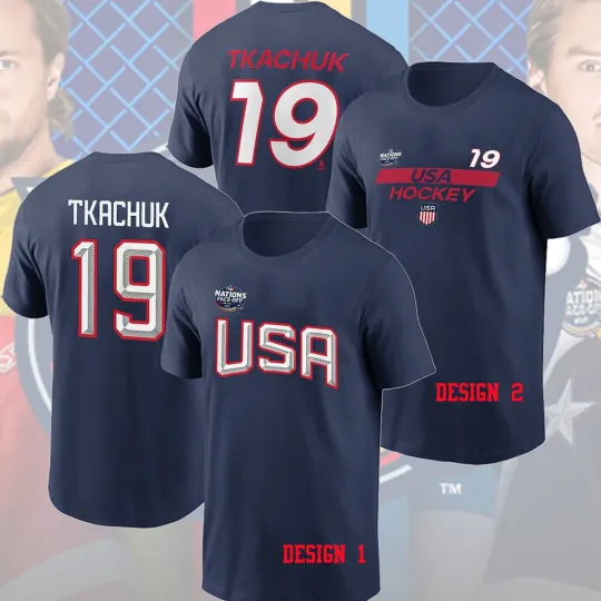 Discover FAST SHIP ! Matthew Tkachuk #19 Name & Number Hockey 4 Nation Gift For Fans