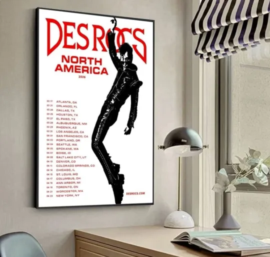 Discover Des Rocs North America 2026 Tour Poster