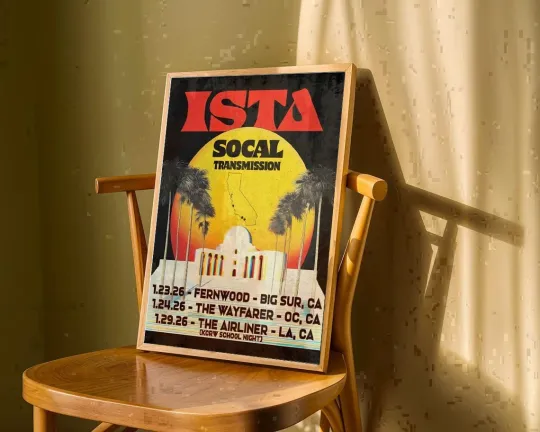 Discover ISTA January 2026 California Tour Poster