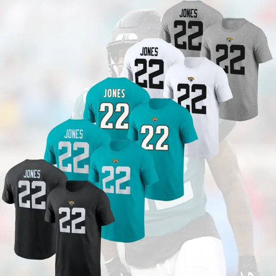 Jarrian Jones #22 Jacksonville Football 2025 Player Name & Number Gift For Fans
