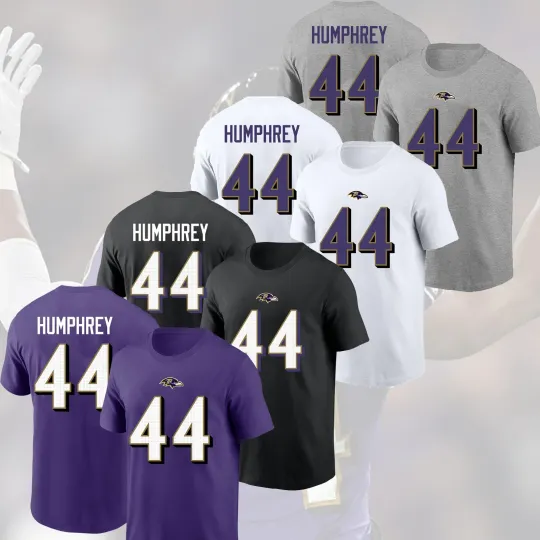 Discover HOT HOT!! Marlon Humphrey #44 Baltimore Ravens 2025 Player Name & Number for Fan