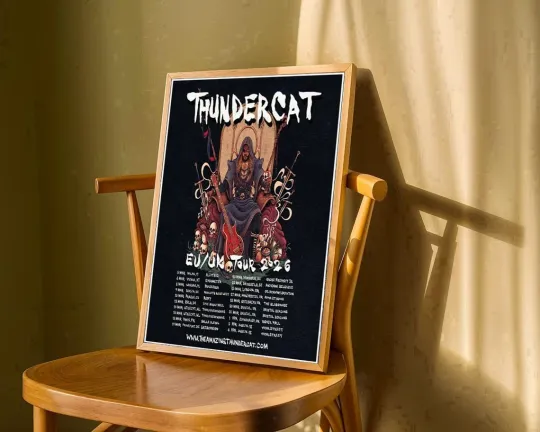 Discover Thundercat EU UK Tour 2026 New Poster