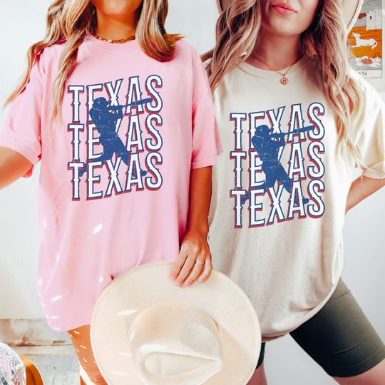 Texas Rangers Baseball Shirt: Retro Game Day Tee