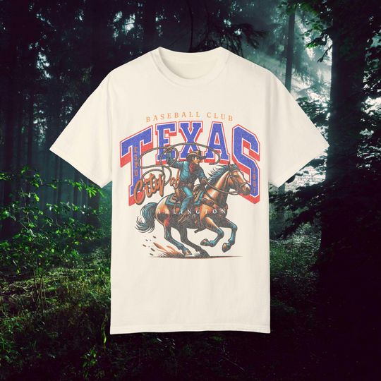 Discover Vintage Texas Baseball Tee: Arlington Sports Fan Unisex T-Shirt