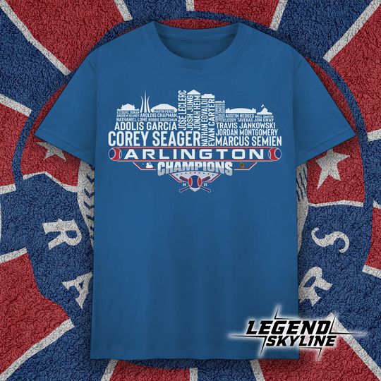 Discover Arlington Dream Team Baseball Champions 2023, Arlington City Skyline Shirt