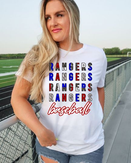 Texas Rangers Shirt Baseball Shirt Rangers Baseball Shirt Rangers Sweatshirt Baseball Mom Shirt Game Day Shirt Game Day Sweatshirt Sports
