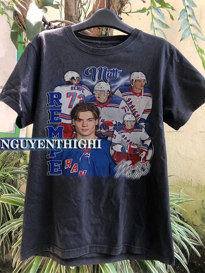 Discover Matt Rempe New York Hockey Shirt, Rangers Hockey Unisex Tshirt Sweatshirt Hoodie, Hockey 90s Vintage Fan Gift