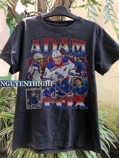 Discover Adam Fox Unisex Softstyle T-Shirt, hockey, nhl, NYR merch, goalie, gift for her, gift for him, gift for nhl fans, nhl player