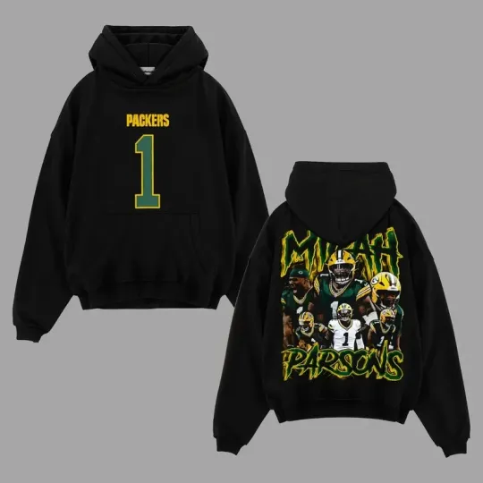 Micah Parsons #1 Packers Nation Outfit Hoodie