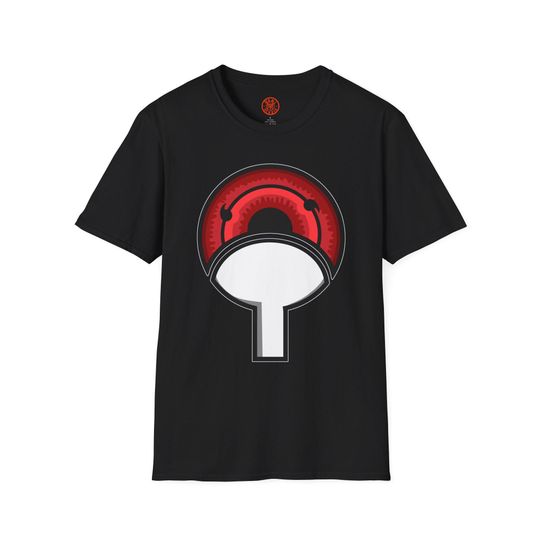 Narutoo Sharingan Uchiha Unisex Soft-Style Anime T-Shirt