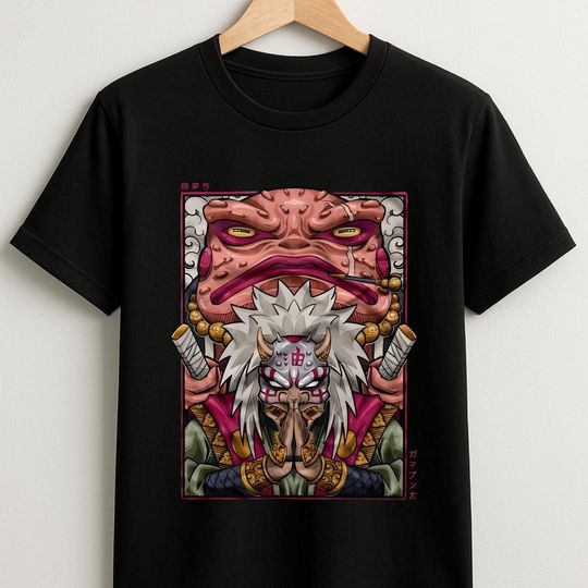 Youth and Adult Jiraiya T-Shirt, Narutoo Shirt, Japanese Anime Tee, Viral Trendy Shirt, Funny Meme Shirt