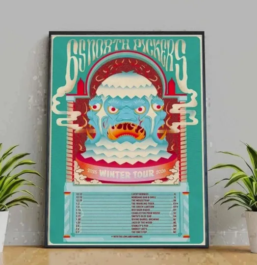 Discover 65 North Pickers Winter 2025 2026 Tour Poster