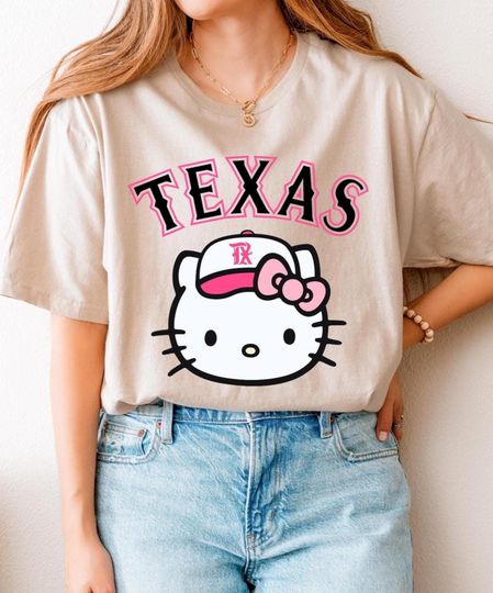Texas Rangers Hello Kitty Shirt