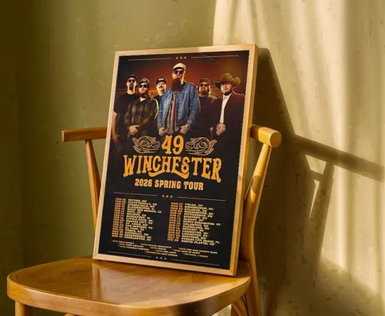Discover 49 Winchester 2026 Spring Tour North American City Dates Home Decor Poster