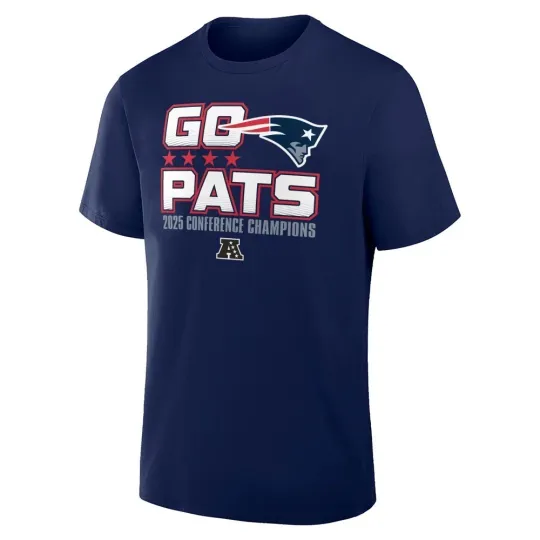 Discover Patriots 2025 AFC Champions Go Pats Shirt