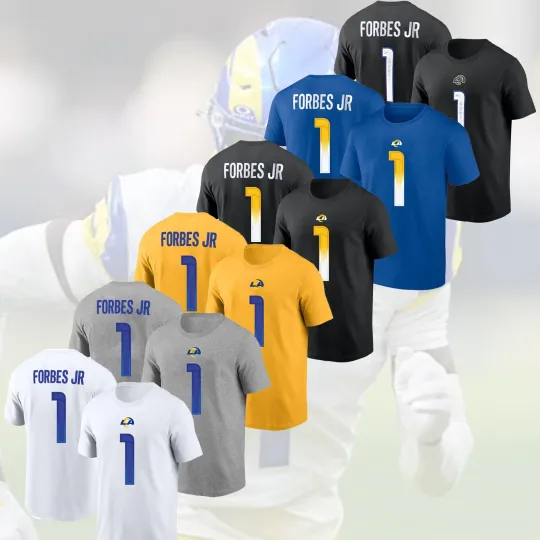 Discover Emmanuel Forbes #1 Los Angeles R  2025 Player Name & Number S-5XL Fan Gift