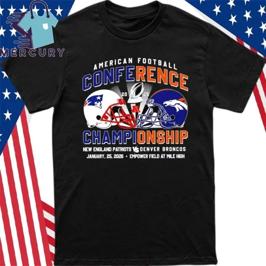 Discover Patriots Vs DBroncos 2026 AFC Conference Championship Shirt