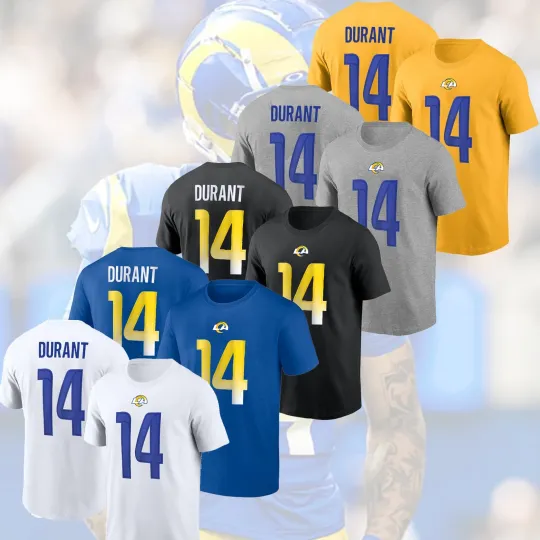 Discover Cobie Durant #14 Los Angeles R  2025 Player Name & Number S-5XL Fan Gift