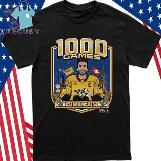 Discover Predators Roman Josi 1000 NHL GP Shirt