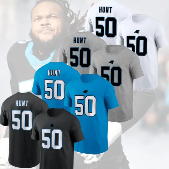 Discover Robert Hunt #50 Carolina Football 2025 Player Name & Number for Fan