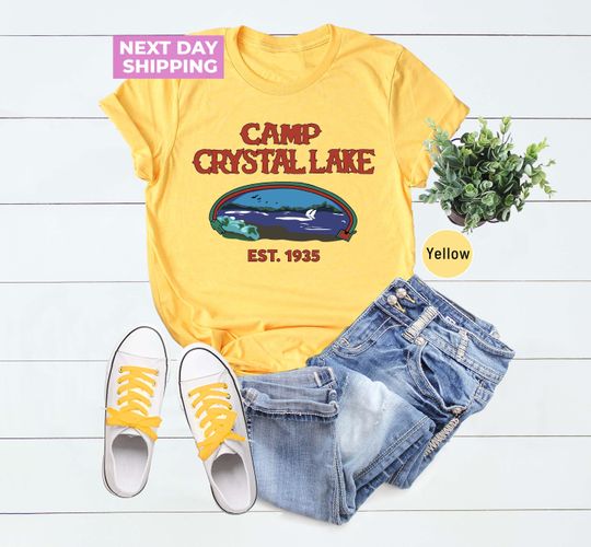 Discover Friday the 13th Jason Voorhees Horror Movie Shirts, Camp Crystal Lake T Shirt,  Vintage Shirt 80s, Camp Counselor Tee, 80s Graphic Shirt