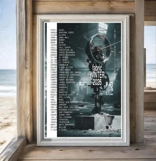 Discover Fabric Winter Tour 2026 Poster