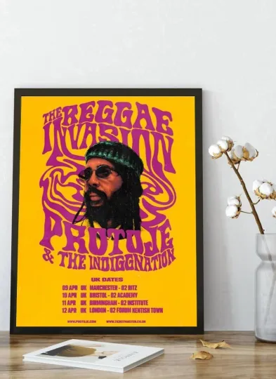 Discover The Reggae Invasion Tour UK 2026 Poster