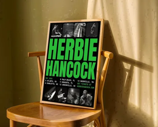 Discover Herbie Hancock May Tour 2026 Poster
