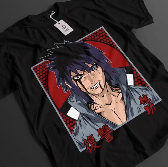 Narutoo Shirt Sasuke Tshirt Itachi Uchiha T-Shirt Orochimaru Top Anime Unisex Tee