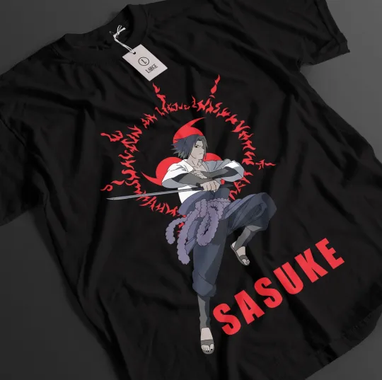 Narutoo Shirt Sasuke Tshirt Itachi Uchiha T-Shirt Orochimaru Top Anime Unisex Tee